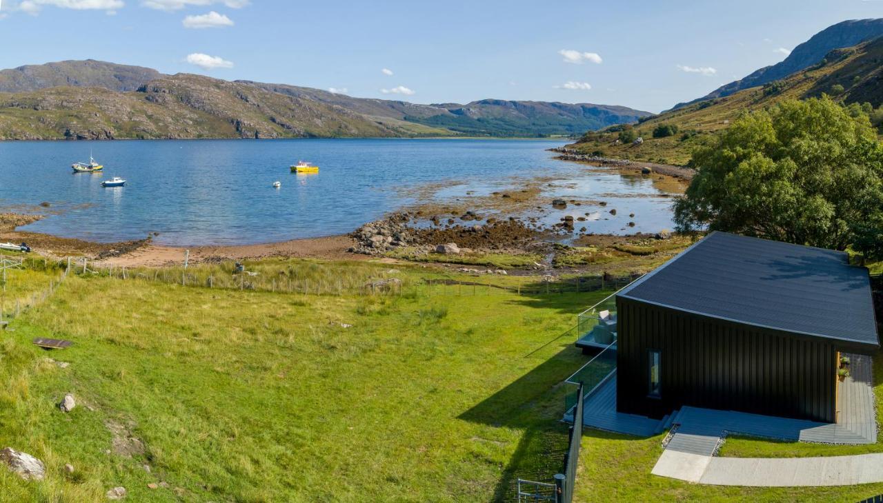Birches Lodge With Hot Tub Dundonnell Exteriér fotografie