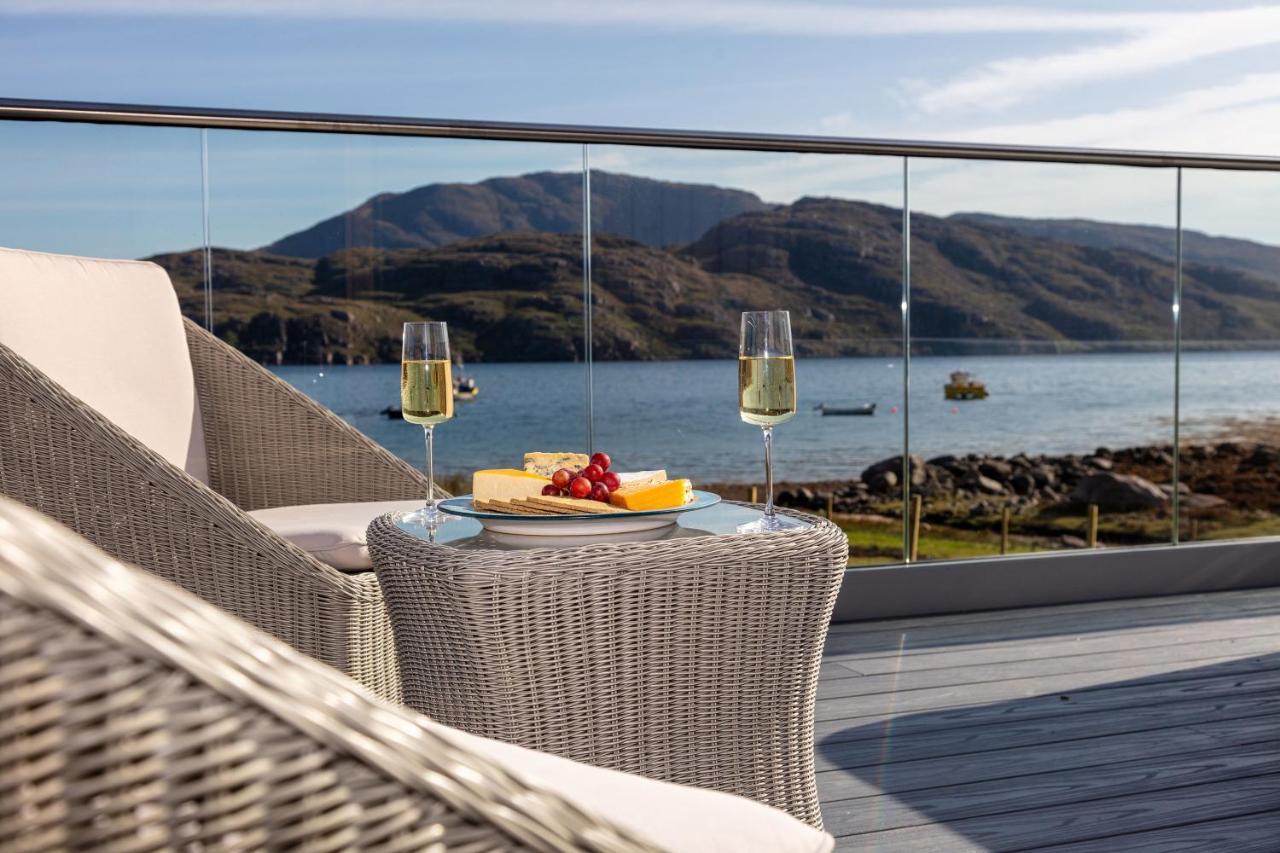 Birches Lodge With Hot Tub Dundonnell Exteriér fotografie