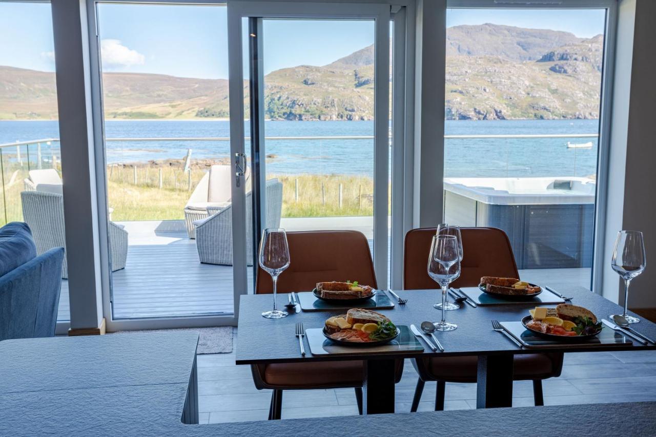 Birches Lodge With Hot Tub Dundonnell Exteriér fotografie
