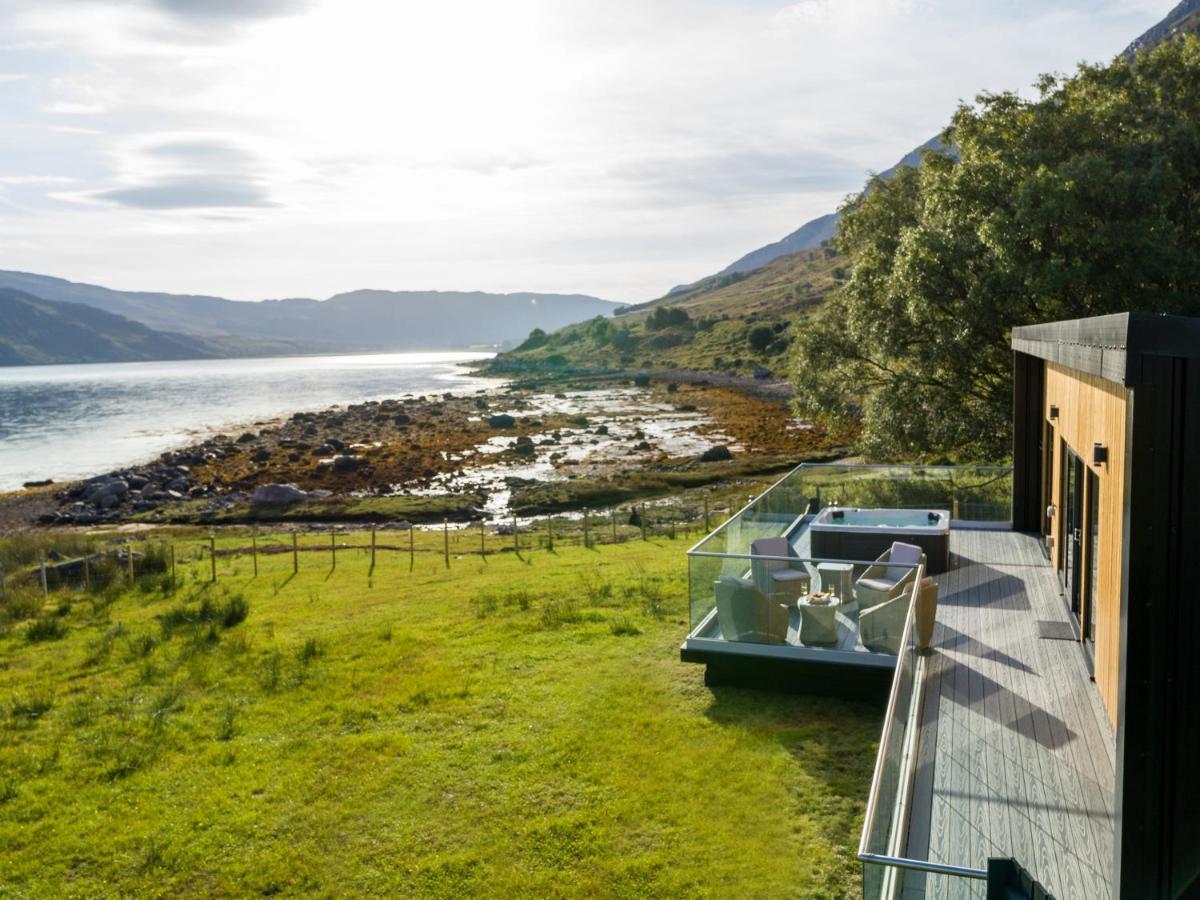 Birches Lodge With Hot Tub Dundonnell Exteriér fotografie